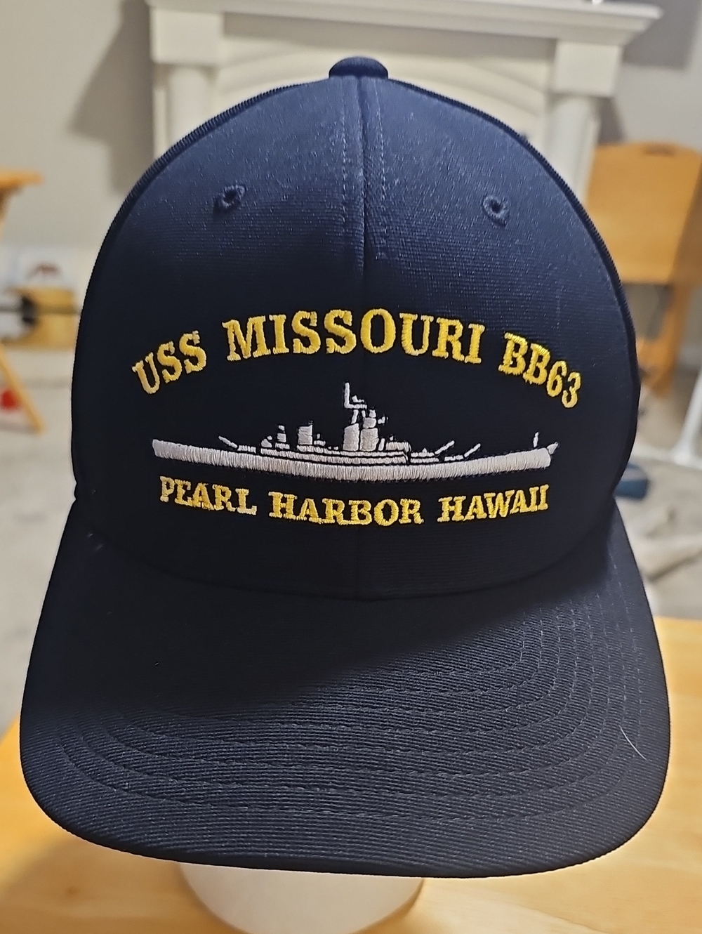 Pacific Headwear‎ USS Missouri BB63 Hat Mens Size OS Navy Pearl Harbor Hawaii